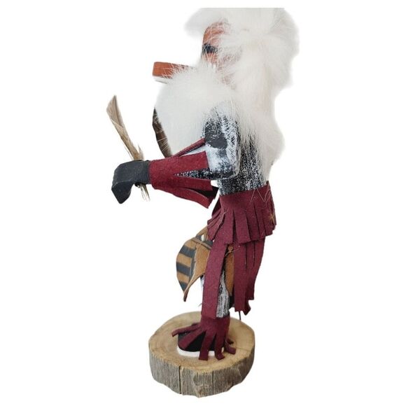 Vintage Mud Head Hopi Handmade Native American Kachina Doll Hand Painted Indian - Picture 6 of 10